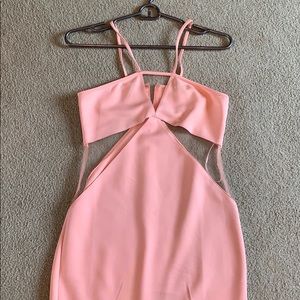 Tobi pink cut out dress